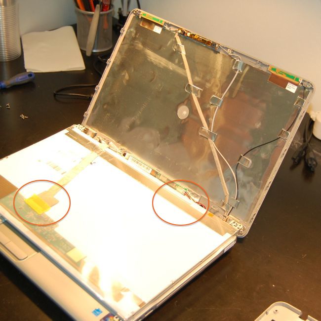 Laptop LCD Kijelző Adatkábel és Tápkábel
